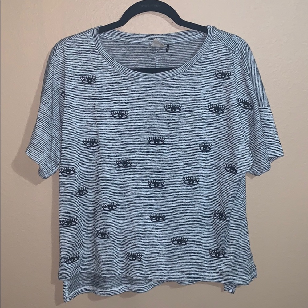 Anthropologie eyeball t-shirt